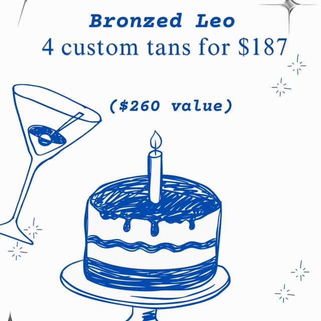 Bronzed Leo at Sugaring By Eva in Camphill, PA