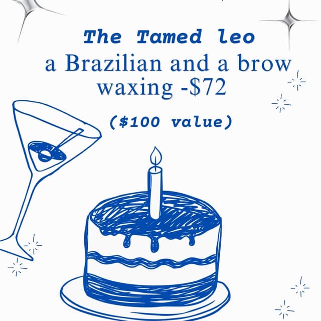 The tamed Leo at Sugaring By Eva in Camphill, PA